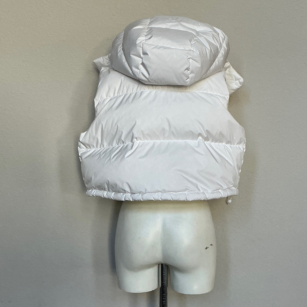 Lululemon Athletica White Wunder Puff Cropped Puffer Vest - Picture 5 of 10